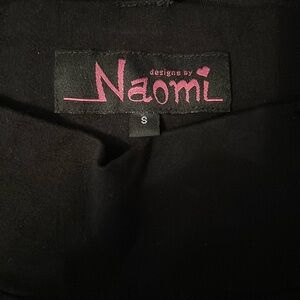 Naomi High Waisted Black Wide Leg Stretch Pants- Sixe S